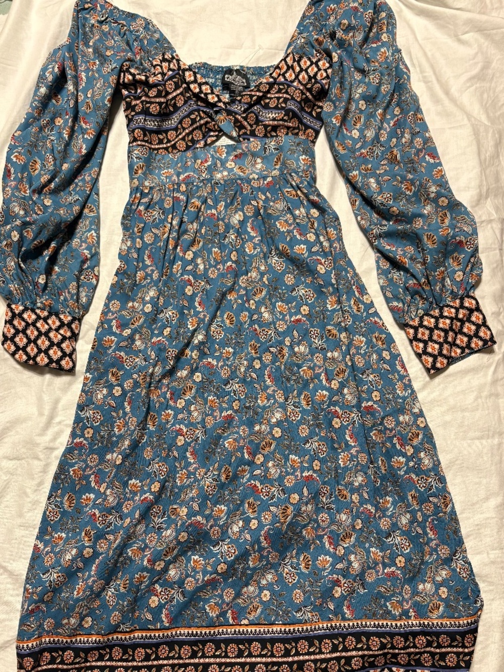 DEADSTOCK Vintage Y2K 2002 Angie Boho Maxi Dress